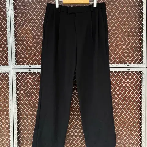 렉토 버진 울 핀턱 와이드 슬랙스 M