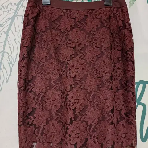 NAMU/레이스 H라인 스커트