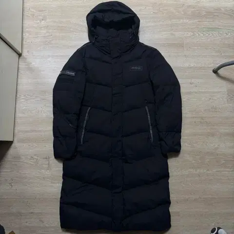 리복 다운 롱패딩 점퍼