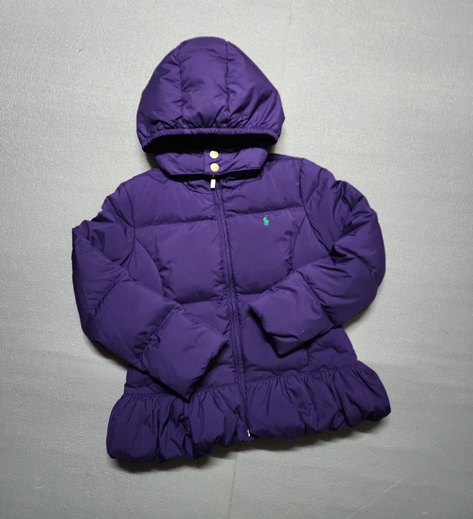 폴로 랄프로렌 퍼플 패딩 자켓 점퍼