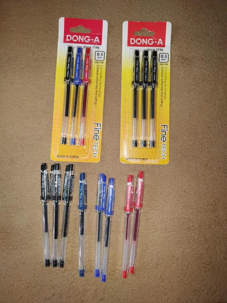 동아 파인테크 중성펜 잉크 펜 볼펜 필기구