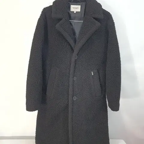 칼하트 후리스 롱뽀글이 jaxon coat 양털 코트 블랙 s