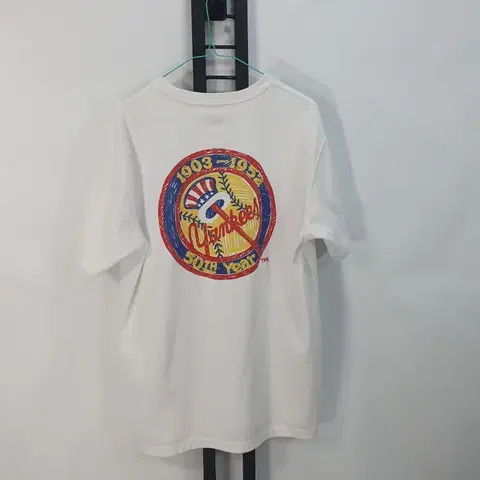 뉴에라 반팔티 뉴욕양키스 화이트 L