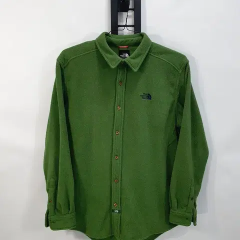 노스페이스 후리스 셔츠 자켓 그린 m