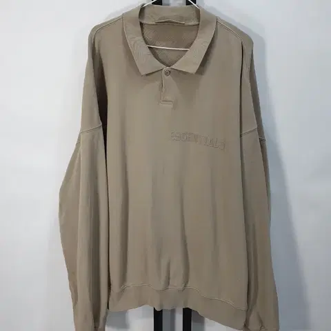 피오갓 에센셜 롱슬리브 루즈핏 긴팔 카라티 맨투맨 xl