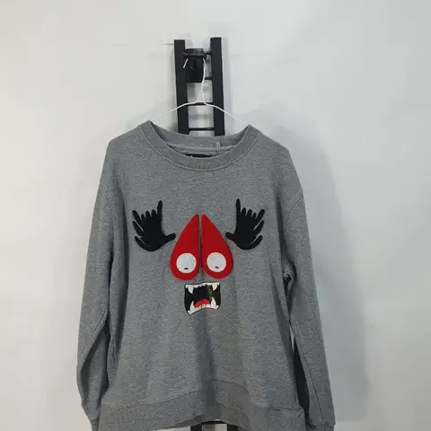 무스너클 맨투맨 그레이 L