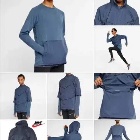 나이키 스피어 트랜스폼 후디 러닝 디비전