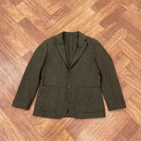 유니클로 울 트위드 자켓