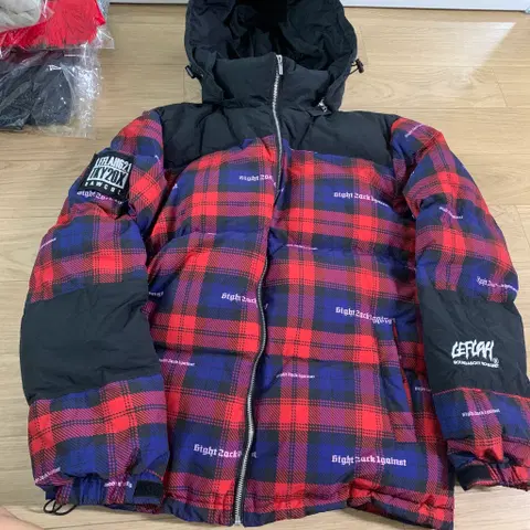 L)Leflah 레플러 체크 다운 패딩