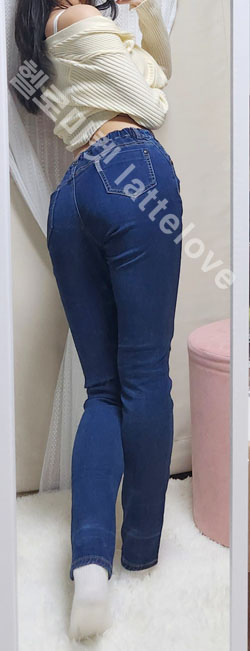 데님 밴딩 팬츠 S/진청 (착샷O)