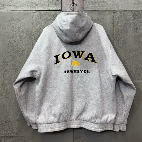 [XL] 90s 푸마 아이오와 대학 호크아이즈 리버시블 자켓