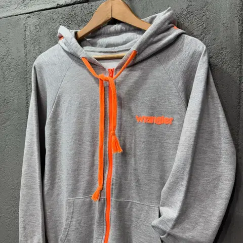 [S] 랭글러 그레이 후드 집업