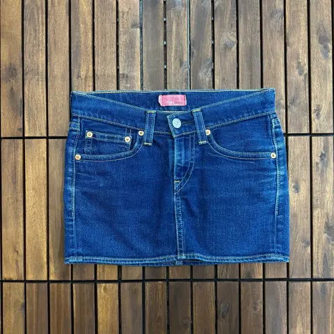 [32] 리바이스 타입원 로우라이즈 데님 미니 스커트