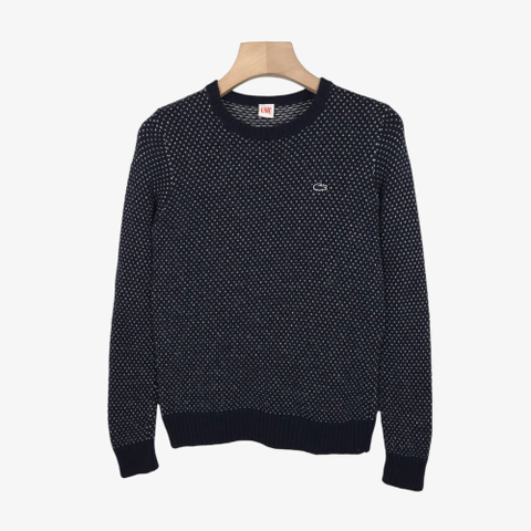 [90] 라코스테 네이비 v패턴 울 캐시미어 니트