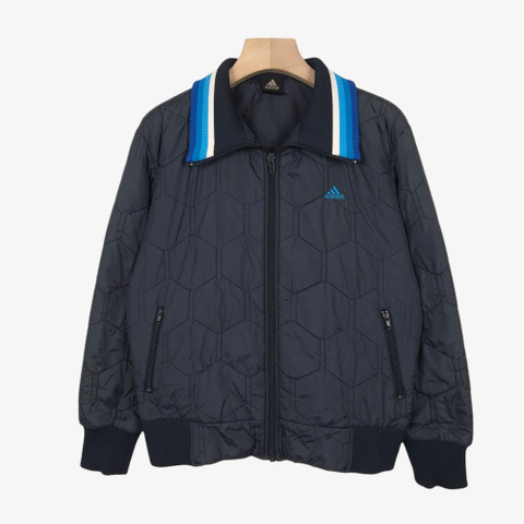 [100] 아디다스 네이비 리니어 퀼팅 자켓