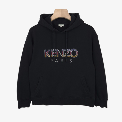 [55] 겐조 블랙 스팽글 레터링 후디