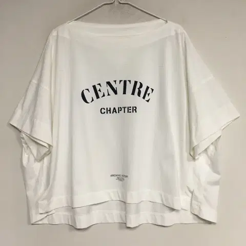 22 SYSTEM 시스템 보트넥 티셔츠 F