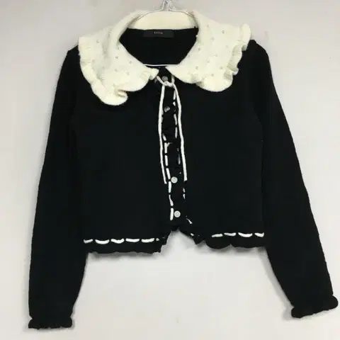 23 SATIN 샤틴 세일러 니트 가디건 55