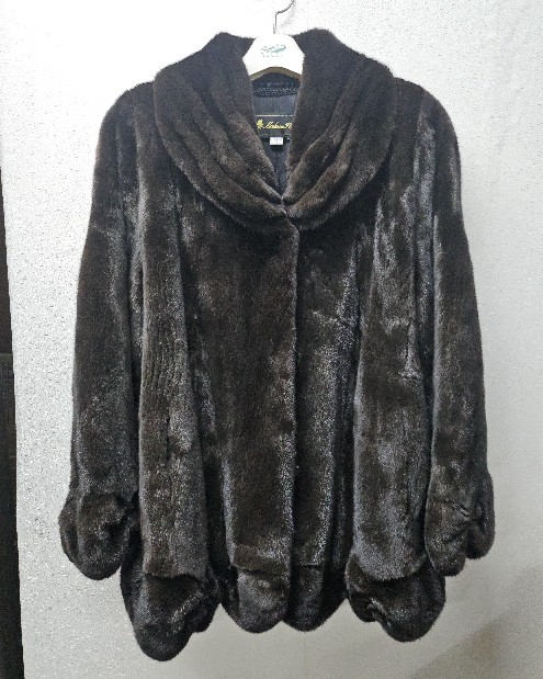 마담포라 블랙그라마 밍크 코트 자켓 브라운 Free