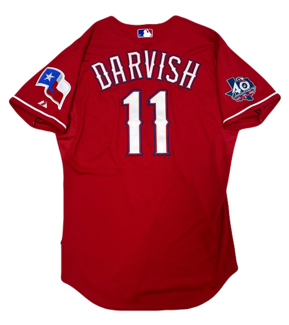다르빗슈 텍사스 레인저스 홈 어센틱 얼트 유니폼