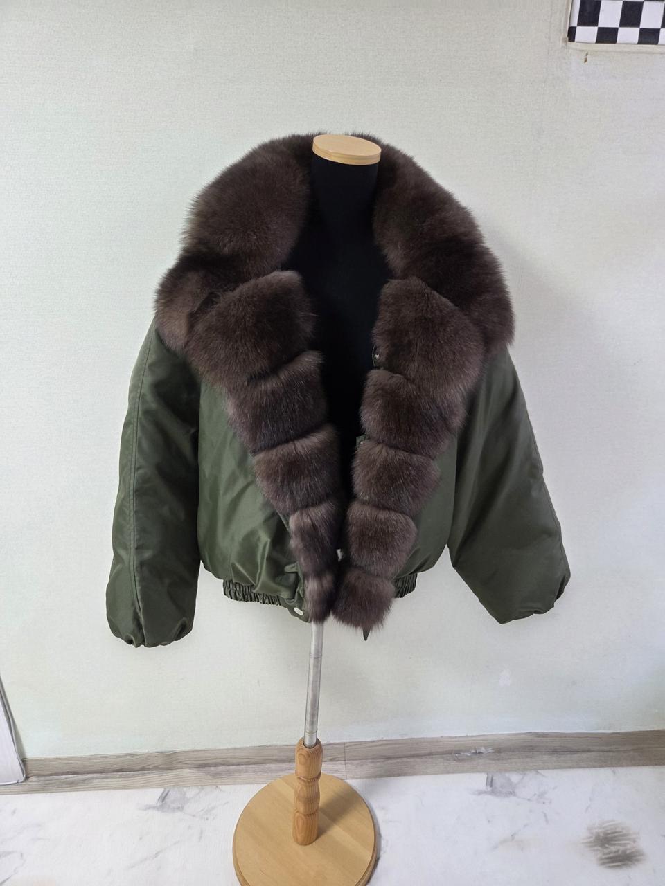 폭스다운자켓(거의새상품)~핏팅컷참고