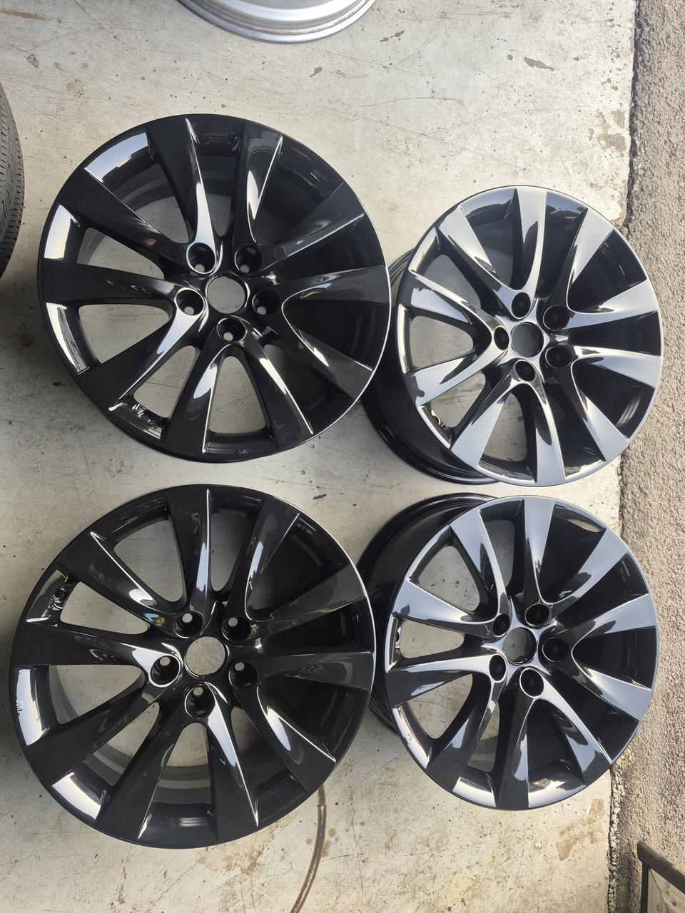 i40 블랙 18인치휠타이어