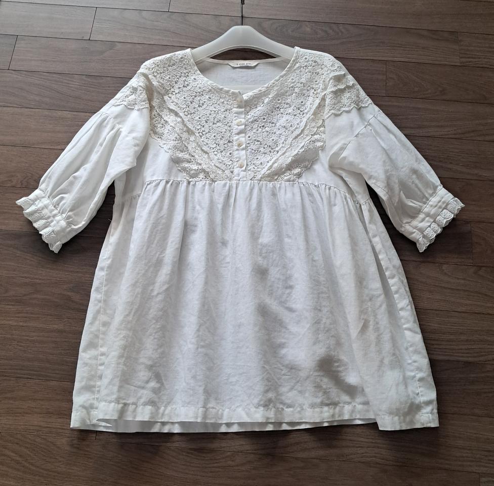 투스토리지니 레이스 린넨 블라우스