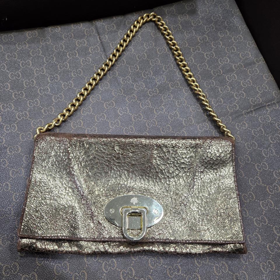 멀버리 골드 체인 숄더