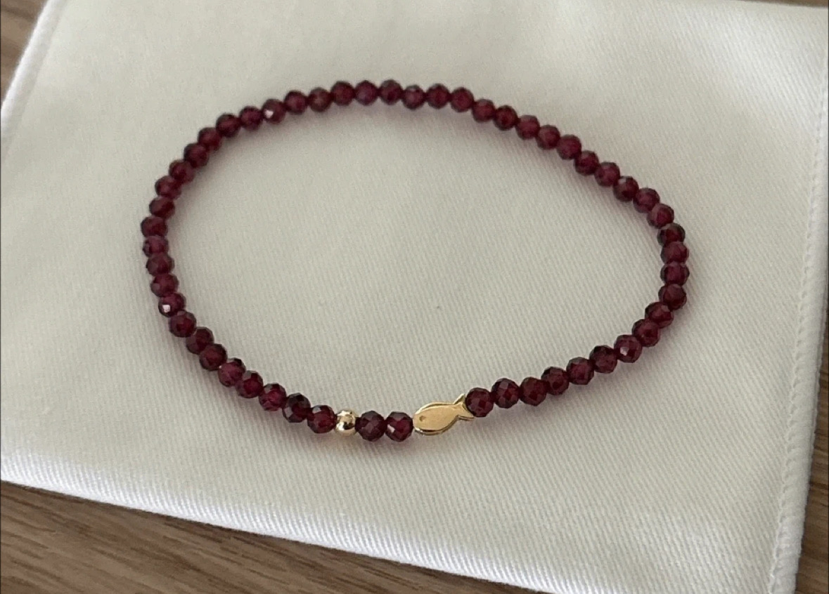 14k금볼금붕어팔찌