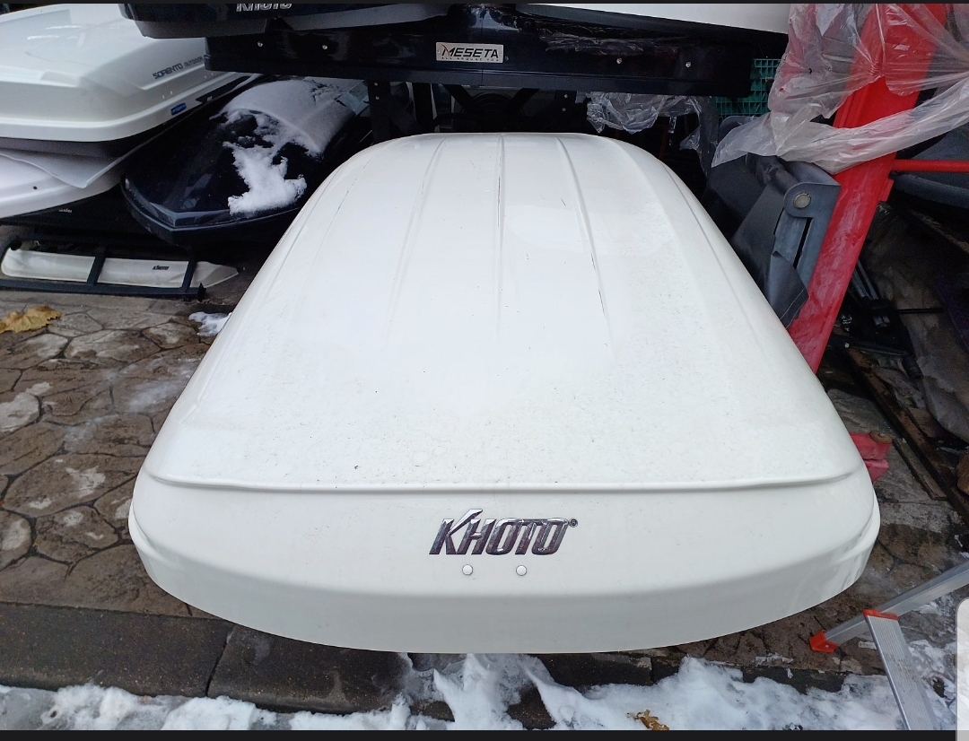 올뉴카니발 코토 일체형 루프박스 화이트유광 변색 사용감다수 중고 80만원