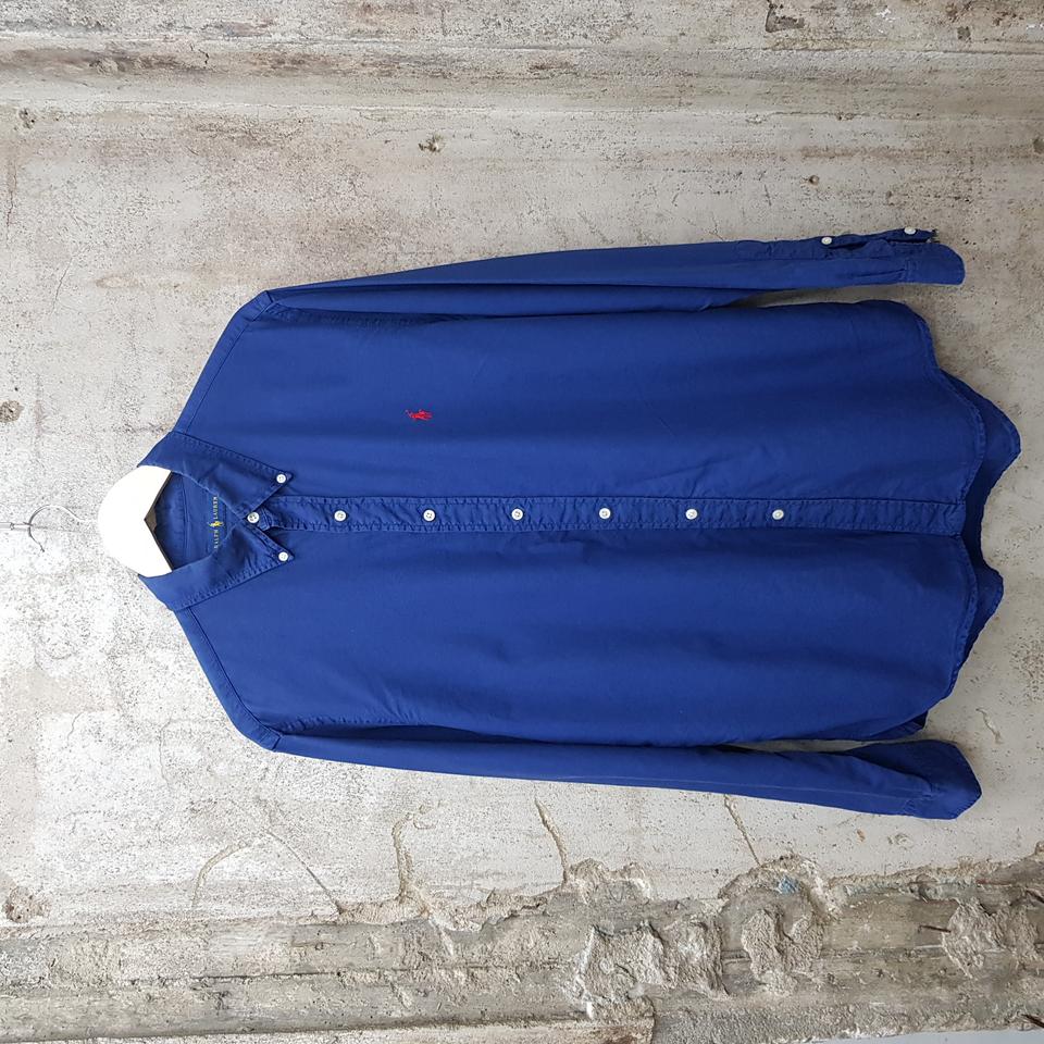 랄프로렌 블루 셔츠 L사이즈