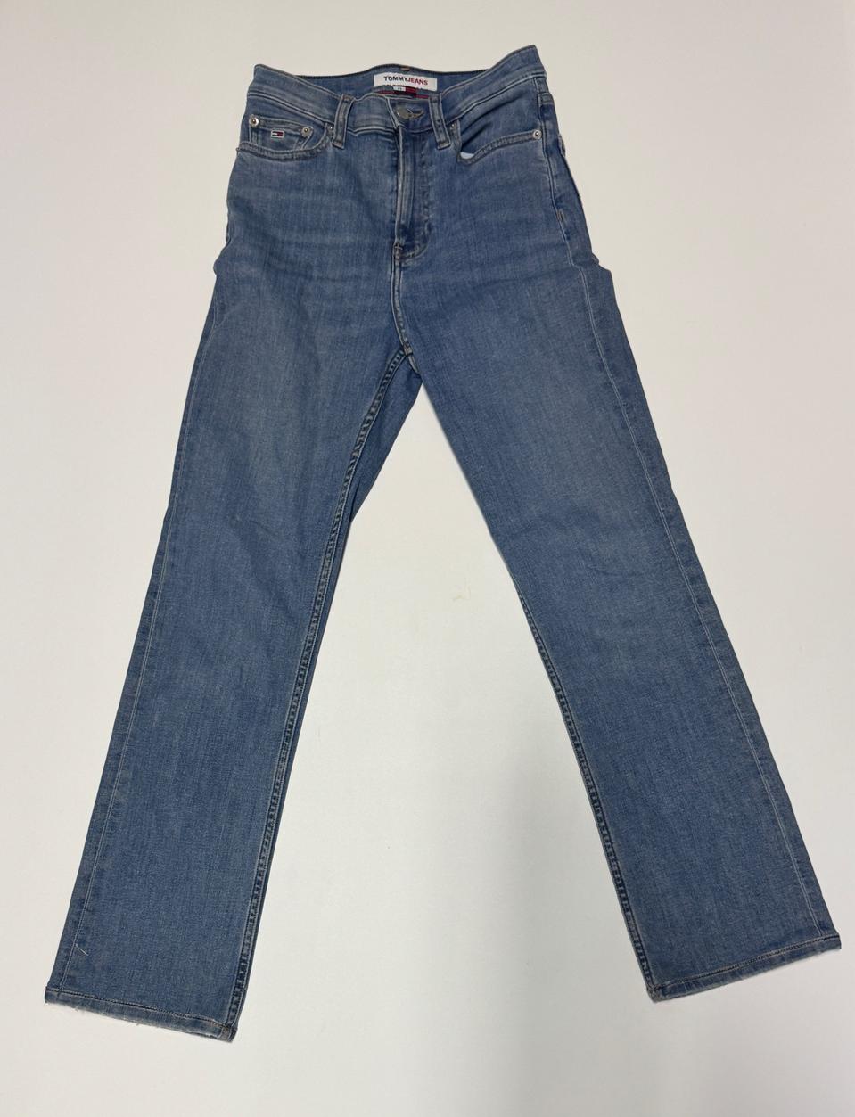 여성 타미 진스 세미 부츠컷 데님팬츠 25인치