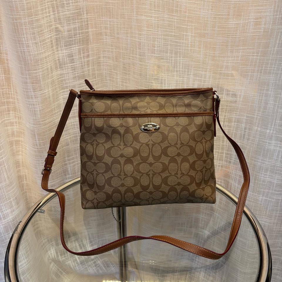 정품 코치 사각 크로스백