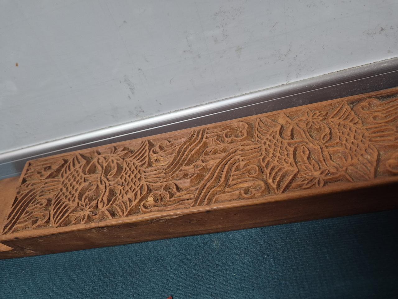 박달나무떡살(학문양)