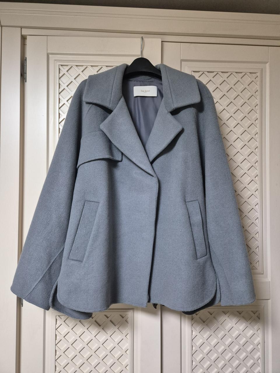 THE IZZAT 캐시미어 혼방 하프코트