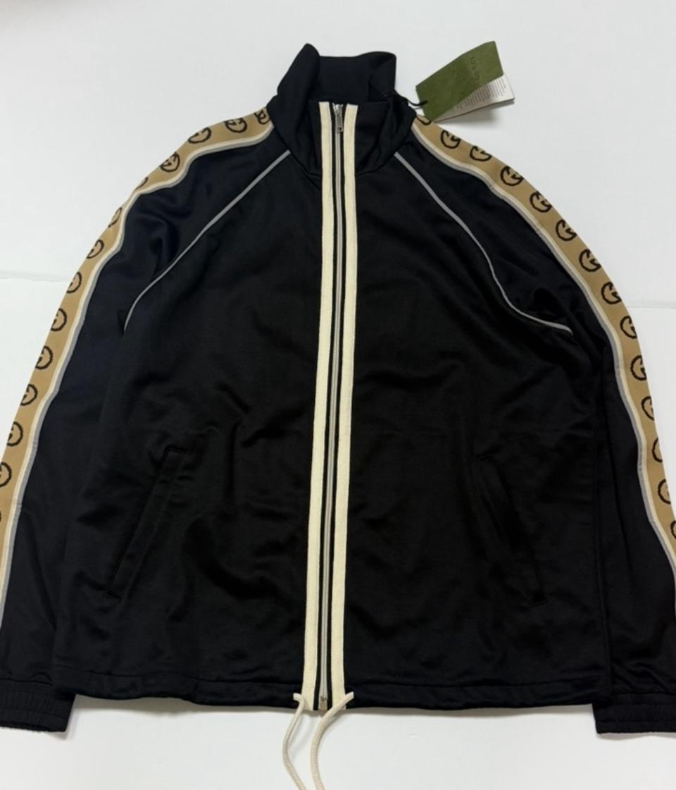 구찌 남성 자카드 gg 집업 자켓  gucci