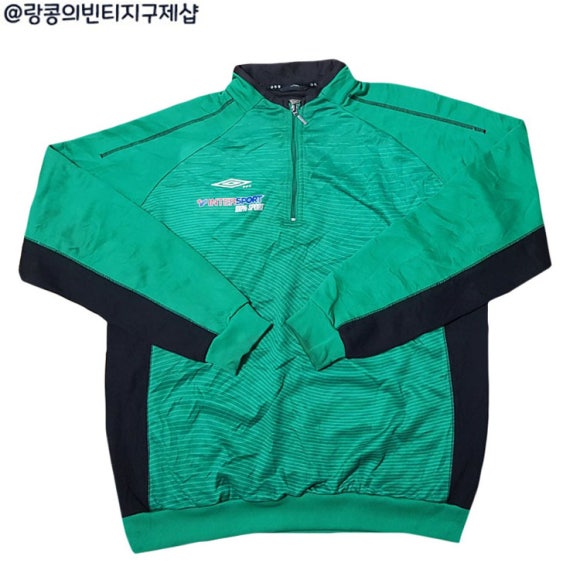 엄브로 빈티지 스트릿 반집업 맨투맨