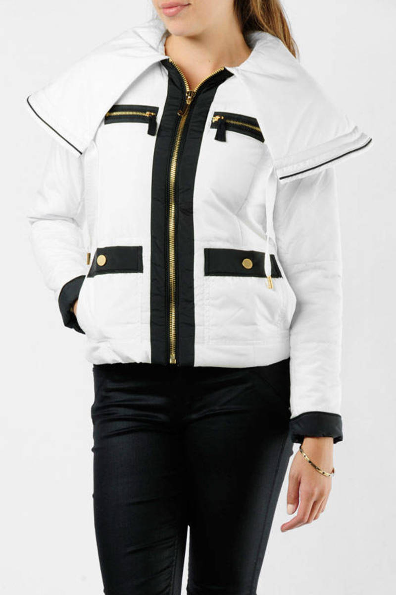 급처상태양호!쥬시꾸뛰르 세일러카라 빅카라 귀요미 패딩 점퍼 자켓