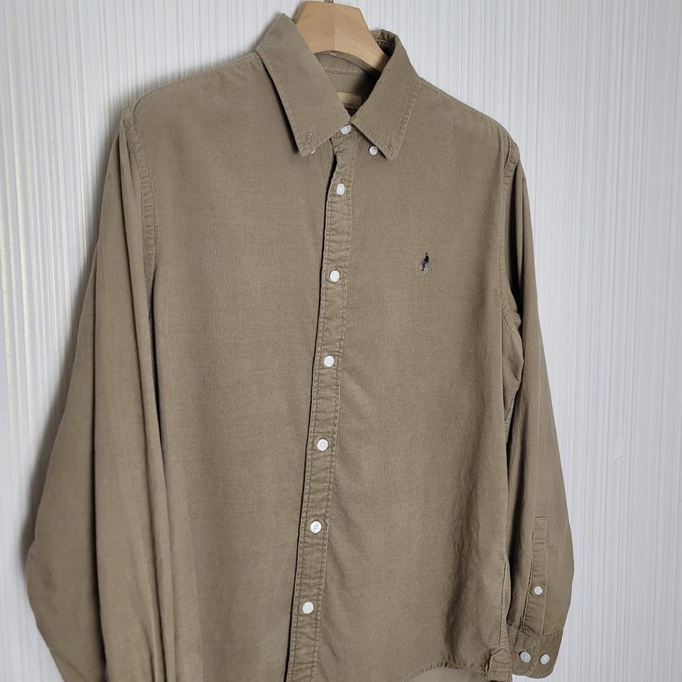 95_빈폴 코듀로이 셔츠 베이지 골덴