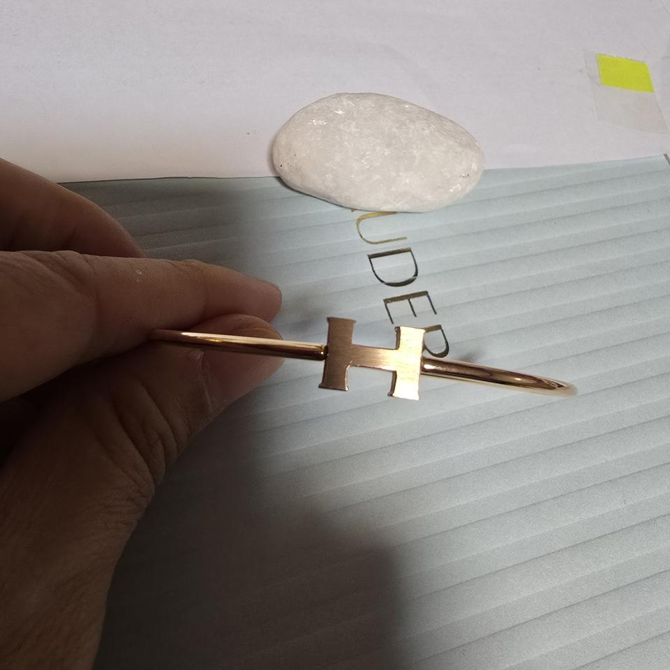 18k핑크골드 뱅글팔찌