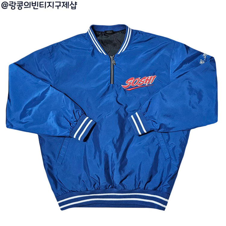 데상트 빈티지 스트릿 웜업 맨투맨