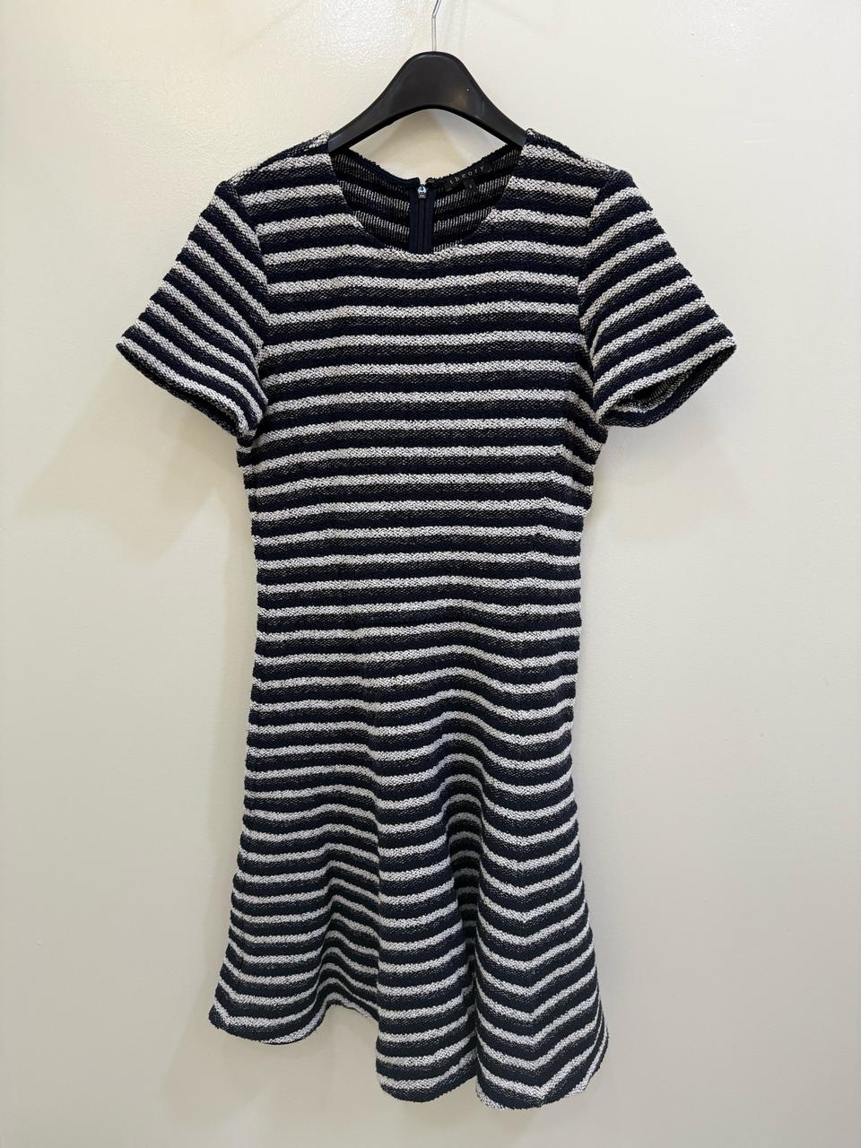 띠어리 스트라이프 반팔 원피스 정품