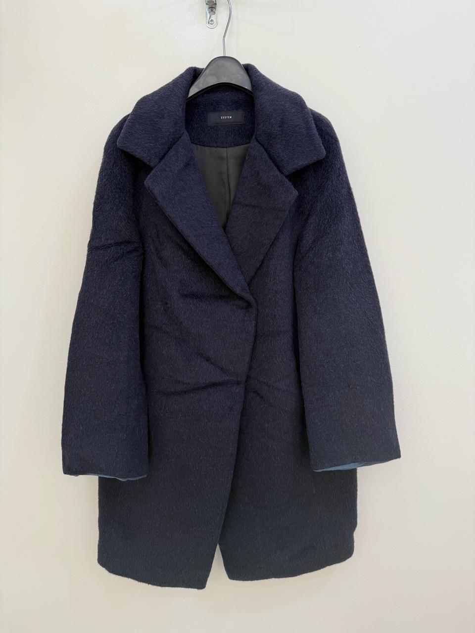 시스템 양모 100% 코트 정품