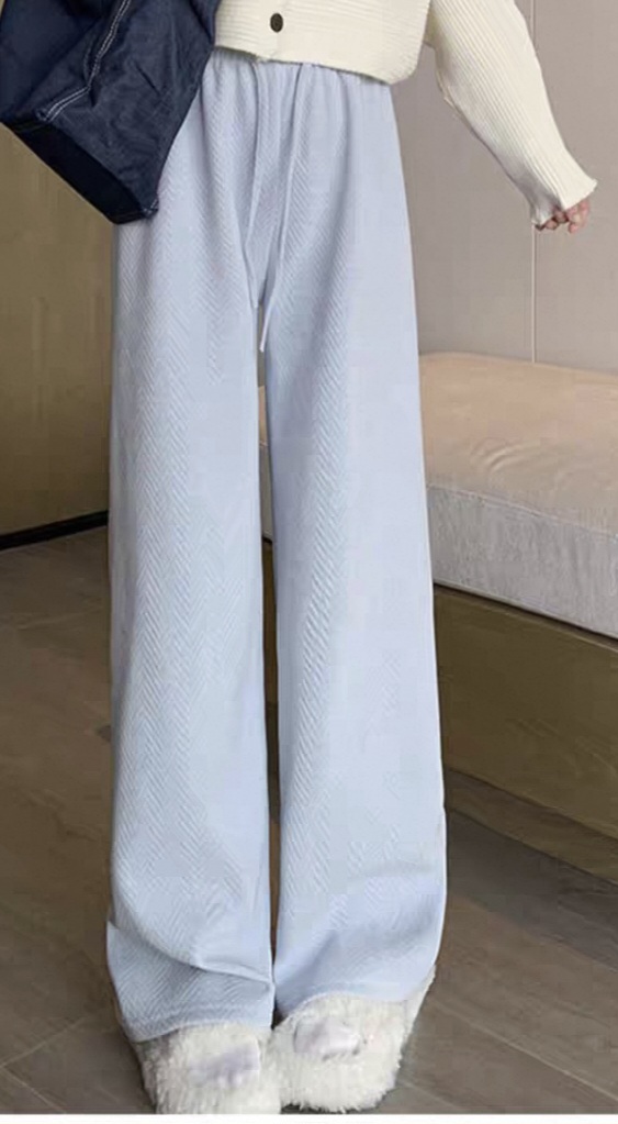 안감 기모 펀칭 추리닝바지 55-66