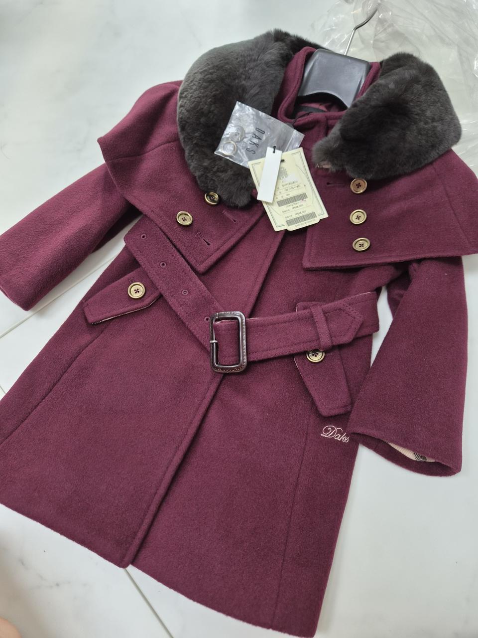 새상품 닥스키즈 모 캐시미어 코트 100사이즈