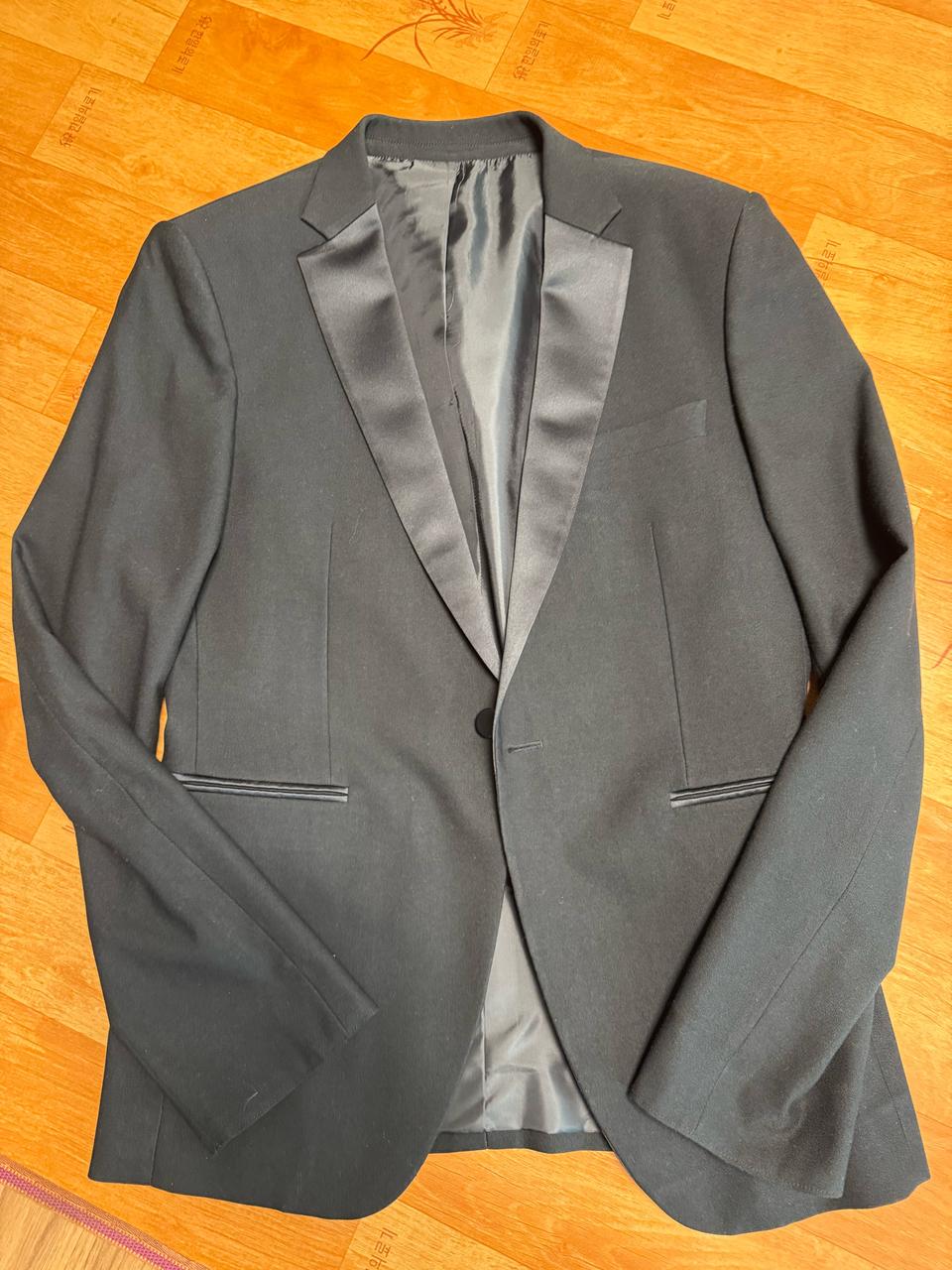 국내 양복점제작 블랙 노치드 라펠 턱시도