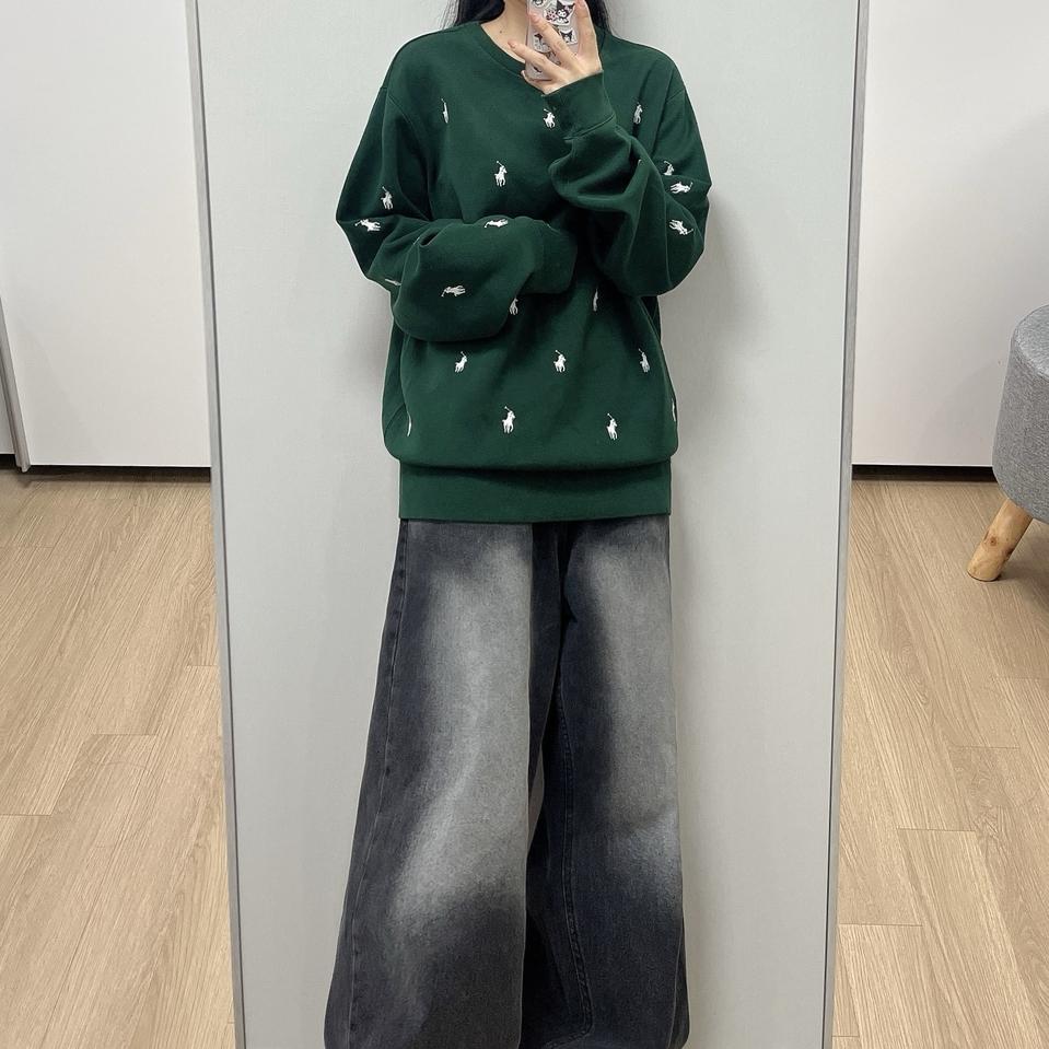 폴로 랄프로렌 신형 자수 포니 딥그린 맨투맨