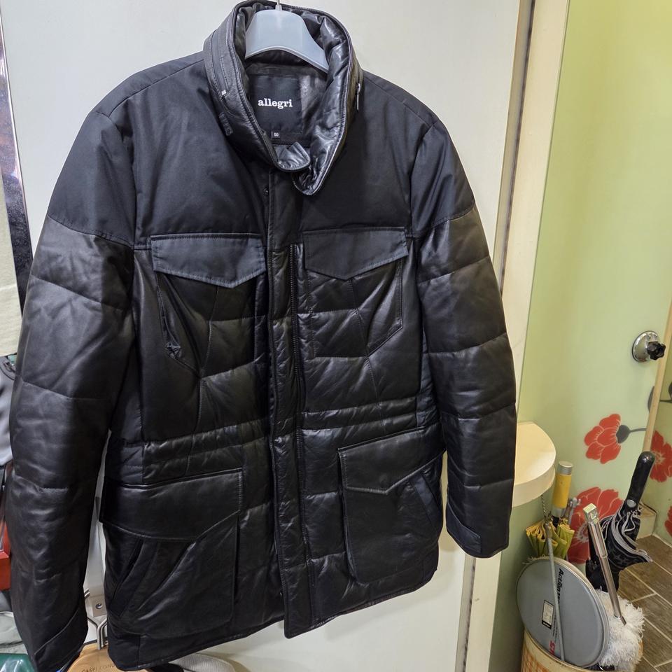 알레그리 양가죽 구스 패딩
