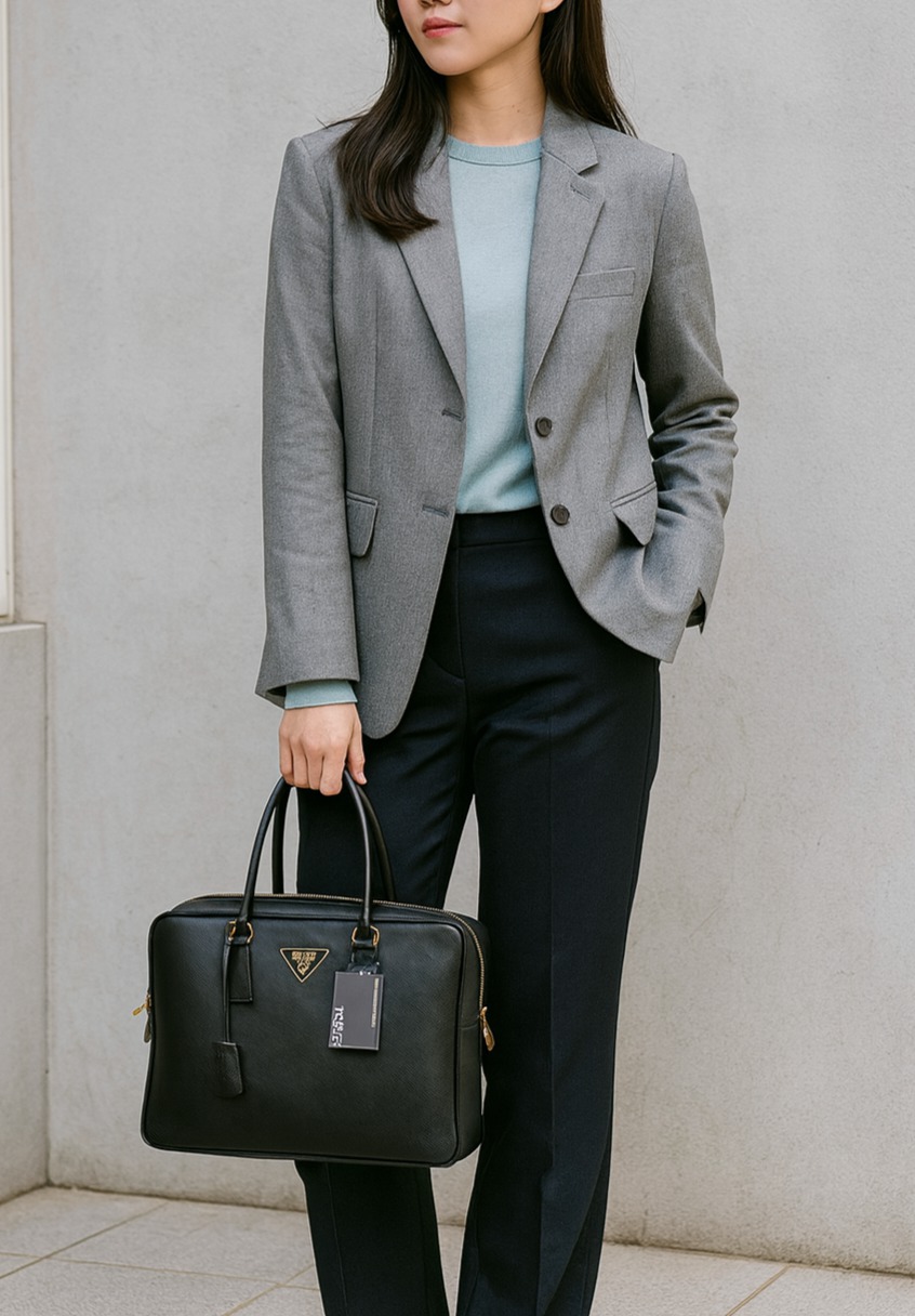 프라다 사피아노 토트백