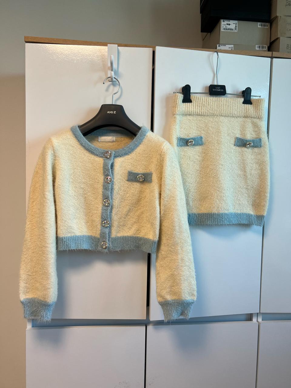 앙고라 투피스 세트